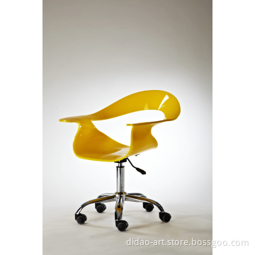 Acrylic Armrest Swival Chair (AC053)